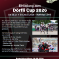 Dörfli-Cup 25. & 26. Juli 2026